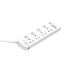 4 AC Outlets UK Power Strip SK4466