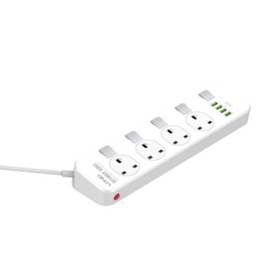 4 AC Outlets UK Power Strip SK4466