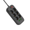6 AC Outlets EU Power Strip SE6403