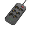 6 AC Outlets EU Power Strip SE6403