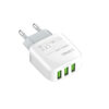 17W 3USB AUTO-ID EU Wall Charger A3312