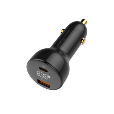 100W Dual USB Super Fast Car charger C101