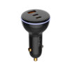 160W 3 USB Super Fast Car charger C102