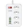 4 AC Outlets Brazilian Power Strip SBR4410
