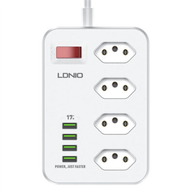 4 AC Outlets Brazilian Power Strip SBR4410