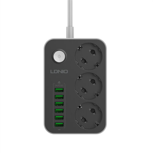 3 AC Outlets EU Power Strip SE3631