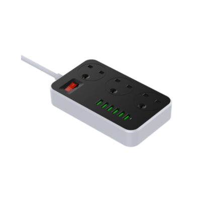 3 AC Outlets UK Power Strip SK3662