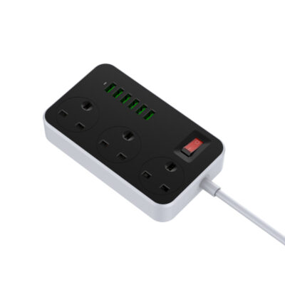 3 AC Outlets UK Power Strip SK3662