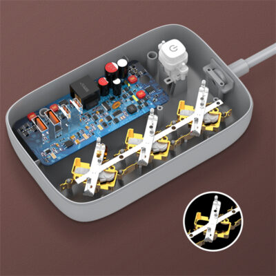 3 AC Outlets 4 USB Power Strip SE3436