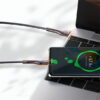 65W Woven Aluminum Foil USB3.0 Data Cable LC651 LC652