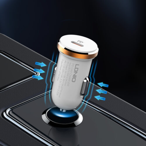 27W Mini Size USB-C Fast Car charger C22Q
