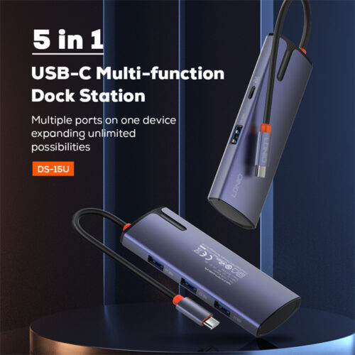 5 In 1 Usb C Dock Station DS-15U