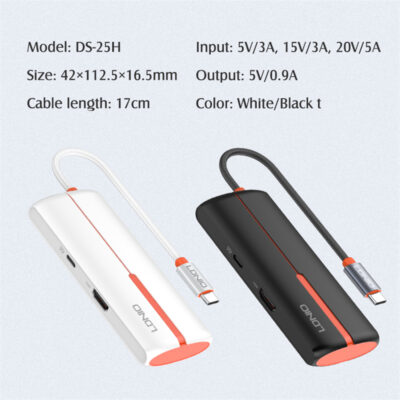 5 In 1 Usb C Dock Station DS-25H