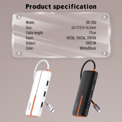 5 In 1 Usb C Dock Station DS-25U