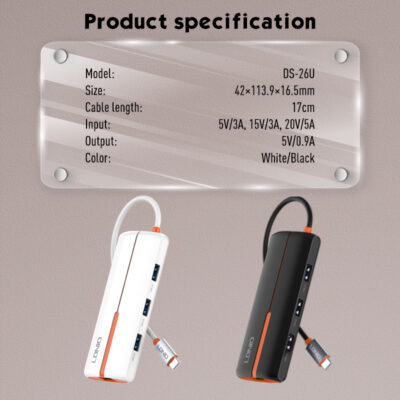 6 In 1 Usb C Dock Station DS-26U