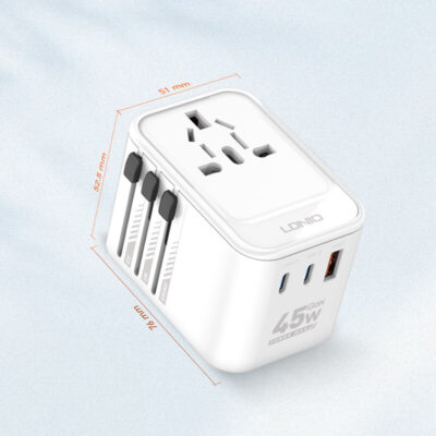 3 USB Ports 45W GaN Travel Adapter Z8