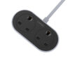 2 AC Outlet UK Extension Power Socket SK2097