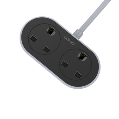 2 AC Outlet UK Extension Power Socket SK2097