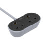 2 AC Outlet UK Extension Power Socket SK2097