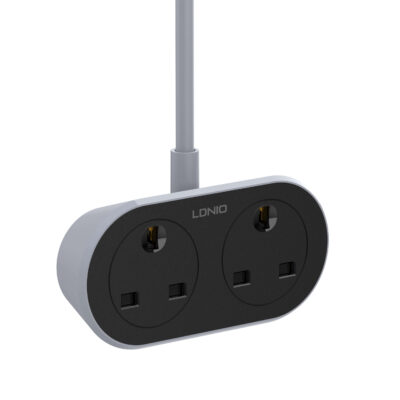 2 AC Outlet UK Extension Power Socket SK2097