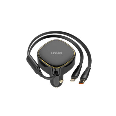30W Wired Type-C OR Lightning Ultra Fast Car Charger C107