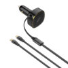 30W Wired Type-C OR Lightning Ultra Fast Car Charger C107