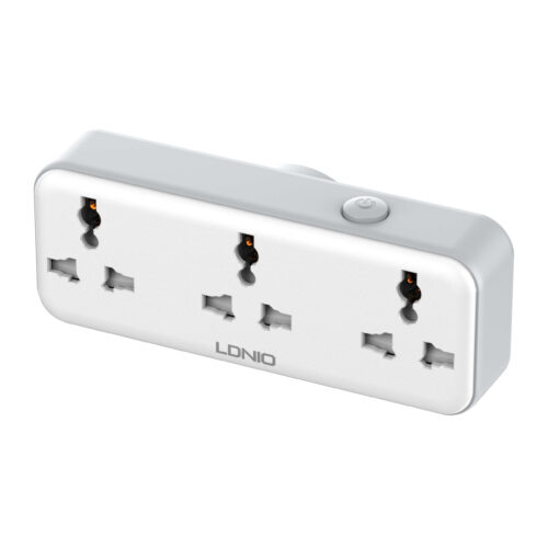 3 AC Outlets Portable Extension Power Socket SC3317