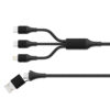 100W 2 In 3 Fast Charging Data Cable LC97uc