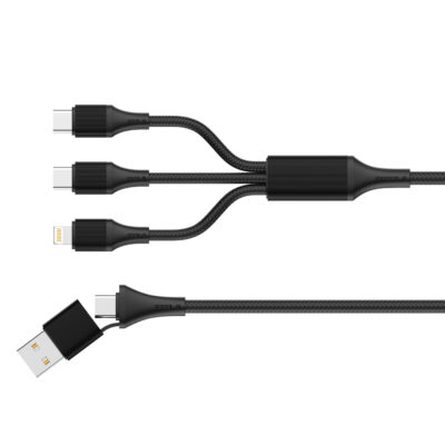 100W 2 In 3 Fast Charging Data Cable LC97uc