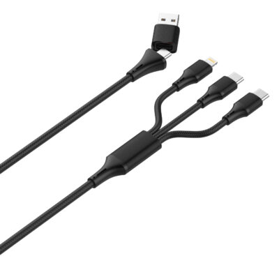 100W 2 In 3 Fast Charging Data Cable LC97uc