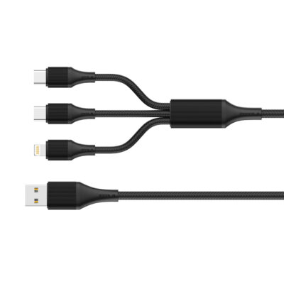 100W 2 In 3 Fast Charging Data Cable LC97uc