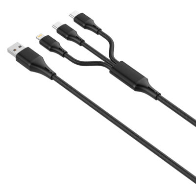 100W 2 In 3 Fast Charging Data Cable LC97uc