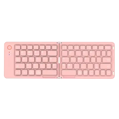 Bluetooth Pink Folding keyboard