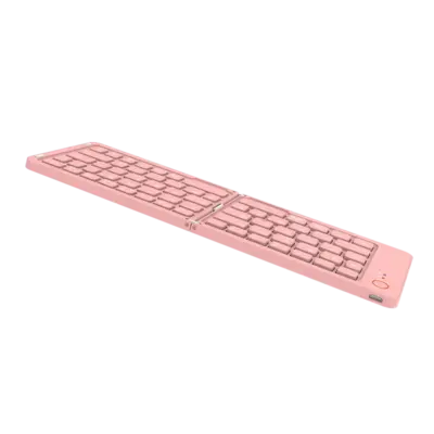Bluetooth Pink Folding keyboard