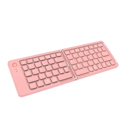 Bluetooth Pink Folding keyboard