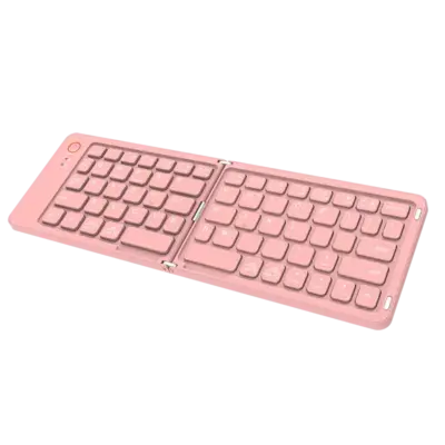 Bluetooth Pink Folding keyboard