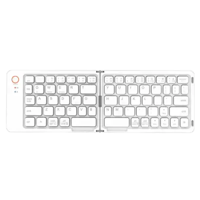 Bluetooth White Folding keyboard
