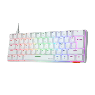WHITE 60% GAMING KEYBOARD