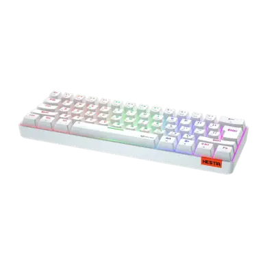 WHITE 60% GAMING KEYBOARD