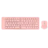 Pink Foldable Keyboard and Mouse