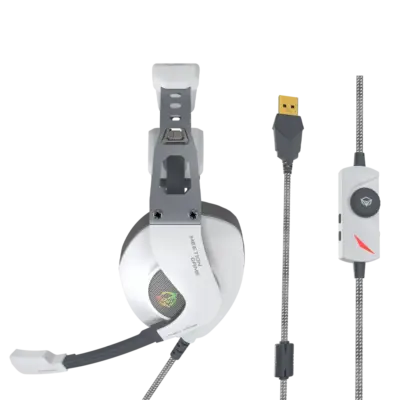 RGB BACKLIT WHITE GAMING HEADSET