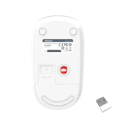 2.4G USB Gray Wireless Optical Mouse