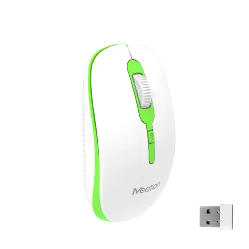 2.4G USB Green Wireless Optical Mouse