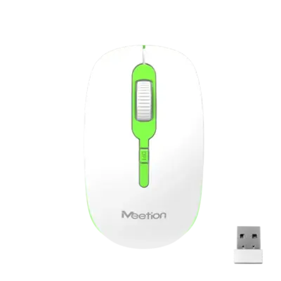 2.4G USB Green Wireless Optical Mouse
