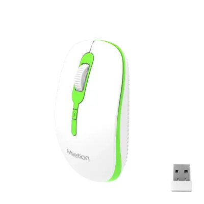 2.4G USB Green Wireless Optical Mouse