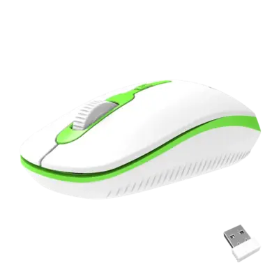 2.4G USB Green Wireless Optical Mouse