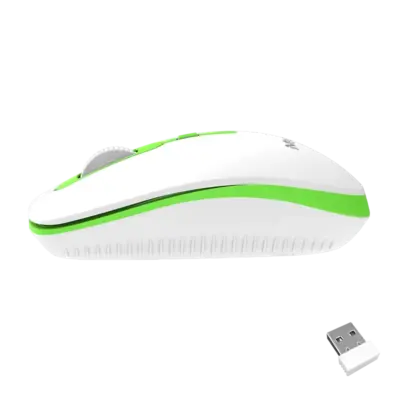 2.4G USB Green Wireless Optical Mouse