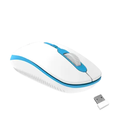 2.4G USB Blue Wireless Optical Mouse