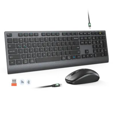 MEETION Wireless Keyboard and Mouse Combo