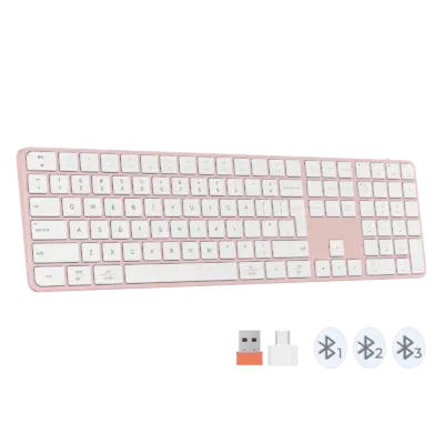 Full Keys Quite Slim Four Modes Keyboard for Mac